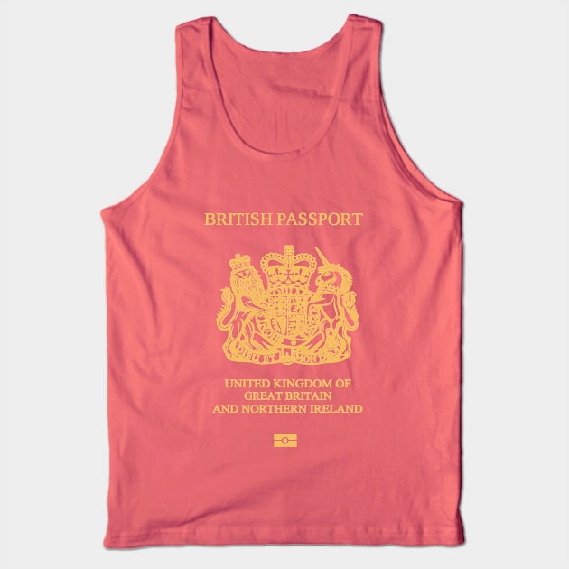 British passport 2020 Tank Top by Travellers